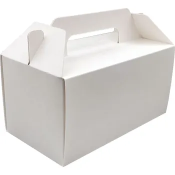 Jednorázové nádobí Odnosová krabice IDEAL 18,5 x 10 x 9,5 cm, FSC mix