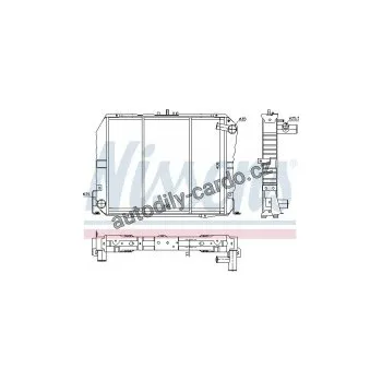 Chladič motoru Chladič motoru NISSENS 64778