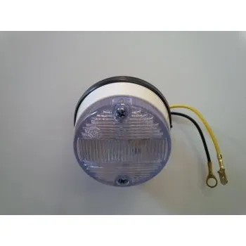 Obrysová svítilna kulatá bílá