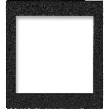 vypínač LEVIT M Kryt rámečku s otvorem 55x55 střední onyx ABB 3901H-A00355 63