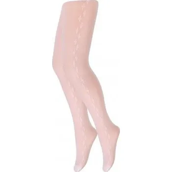 Bílé vzorované silonky pro dívky Gatta Little Princess Alice 1 vz.50 20 den Velikost: 152/158, Barva: Bílá