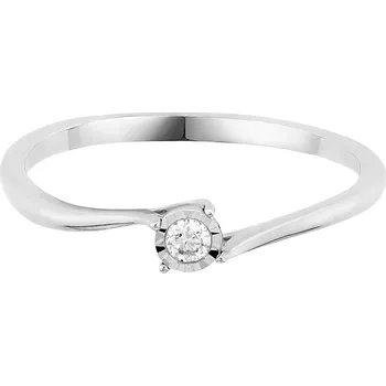 Prsten Zásnubní prsten ze zlata s diamantem R5938W