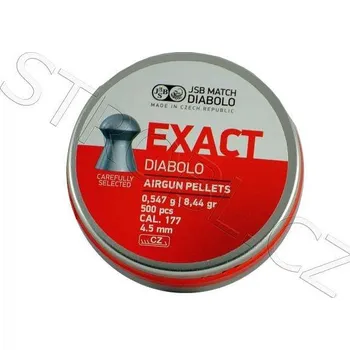 Příslušenství pro sportovní střelbu Diabolo JSB Exact 500ks, 4,52mm (.177)