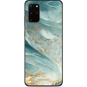 Pouzdro na mobilní telefon Lesklý kryt Mobiwear Glossy - Samsung Galaxy S20 Plus - G022G Zelenkavý a zlatavý mramor (Prémiové lesklé pouzdro, obal, kryt Mobiwear Glossy na mobil Samsung Galaxy S20 Plus - G022G Zelenkavý a zlatavý mramor, materiál Plast + TPU silikon - krytí po všec