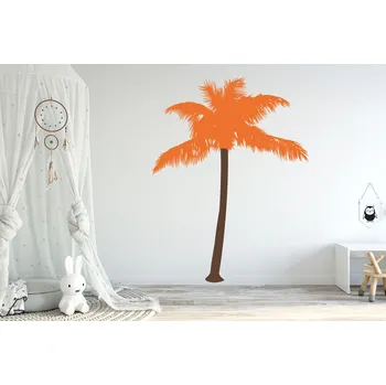 Samolepící dekorace Lepy.cz Samolepka na zeď Safari - Strom Velikost (šířka x výška): 50x65cm, Kombinace barev sety: Světle oranžová + nugátová hnědá