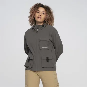 Dámská větrovka SANTA CRUZ bunda - Strip Cargo Jacket Washed Black (WASHED BLACK) velikost: 14