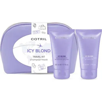 Vlasová kosmetika Cotril ICY BLOND SET cestovní balení šampon 50ml, maska 50ml pro ledovou blond