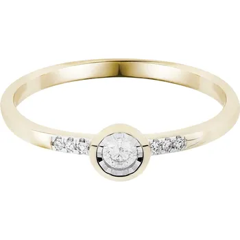 Prsten Diamantový prsten ze zlata FR9742