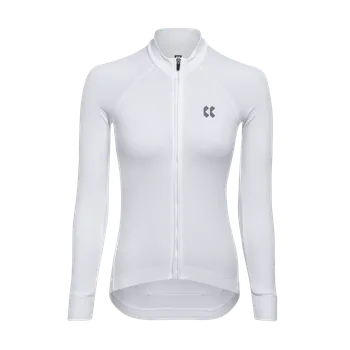 cyklistický dres Kalas Dámský cyklistický dres PASSION Z3 | Dres dlouhý rukáv TEMPS | white Kalas velikost: 3 (M)