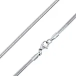 Řetízek z chirurgické oceli plochý hádek 2,5mm varianta 45cm RRCN0097-45cm