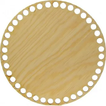 Dno kruh borovice 17cm (Dno na košík borovice 17cm)