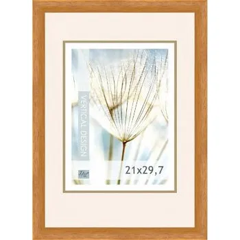 Rám na obraz Dřevěný rám Falc hnědý 2/2 – A4 (Dřevěný rám Falc hnědý 2/2 – A4)