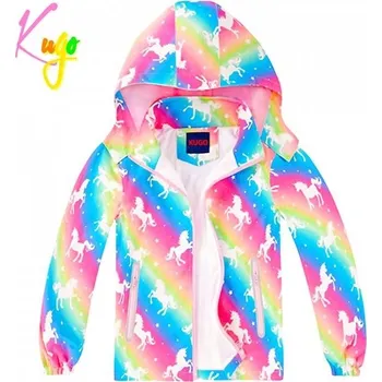 Dívčí bunda Dívčí jarní šustáková bunda Kugo, (2848-2), - Unicorn, vel. 98