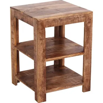 regál Dvoupatrový regál z mangového dřeva Ingrid