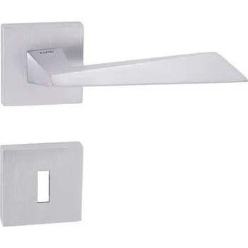 Dveřní kování TI - CAIRO - HR 2731Q rozety BBQ, klika/klika OCS - Chrom broušený (96)