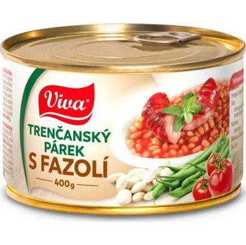 Hotové jídlo Viva Trenčanské párek s fazolí 400 g