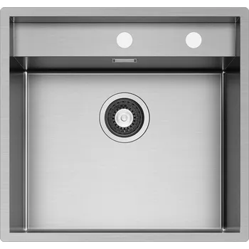 Nerezový dřez Nerezový dřez Pyramis KRYPTO (54X51) 1B nerez