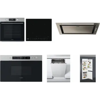 Set domácích spotřebičů WHIRLPOOL OMK58CU1SX + WHIRLPOOL WL S7260 NE + WHIRLPOOL WCT3 64 FLB X + WHIRLPOOL MBNA910X + WHIRLPOOL WSIC 3M27 C + WHIRLPOOL ART 66112