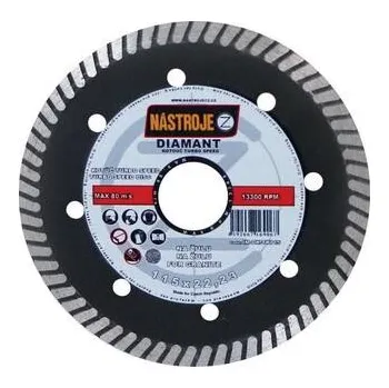 Řezný kotouč NÁSTROJE CZ Kotouč diamantový TURBO SPEED 115x1,4x22mm, na žulu - IM-DK-TK115