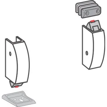 Dveřní kování DK - KOMPONENTY Panikové kování - PHX 03F S - Stříbrná