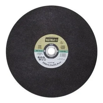 Řezný kotouč NÁSTROJE CZ Kotouč řezný 350x3,5x25,4 100m/s na ocel 25 ks v bal. - certifikát OSA - IM-1-350-3,5-25R