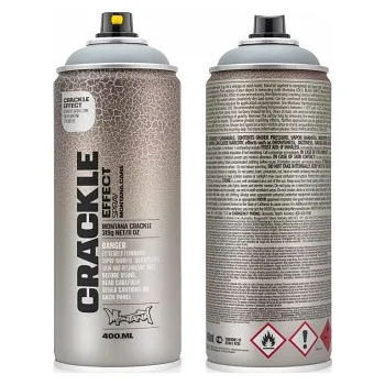 Barva ve spreji Montana Crackle effect 400ml - bílý (Montana Crackle effect 400ml - bílý)