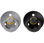 BIBS Colour cumlíky z prírodného kaučuku 2ks - veľkosť 3 - Cloud / Black