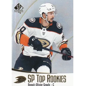 Karetní hra insert RC karta BENOIT-OLIVIER GROULX 21-22 SP Authentic SP Top Rookies číslo TR-5