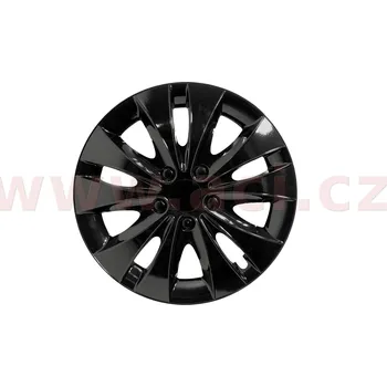 Poklice na kolo Černá 16" sada 4 kusů