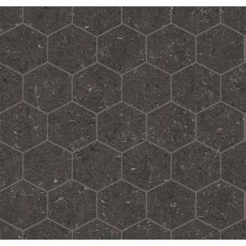 Tapeta Dekorativní obklad na stěnu hexagony černé 270-0179