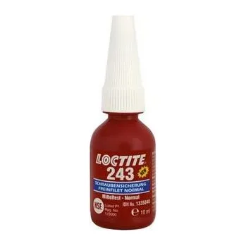 Průmyslové lepidlo Loctite 243 / 10 ml pro zajišťování a utěsňování závitových spojů, které mají být demontovatelné běžným ručním nářadím - LC-243-010
