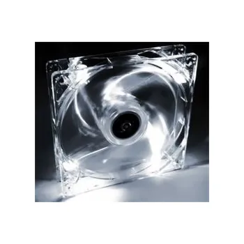 PC ventilátor Akyga ventilátor 120mm MOLEX 4 LED/bílá