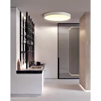 Žárovka LEDSVITI OT-XDD-R400-WH-3000K Bílý stropní LED panel 400mm 24W teplá bílá s čidlem