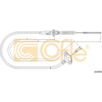 Spojkové lanko COFLE Tažné lanko, ovládání spojky 186021