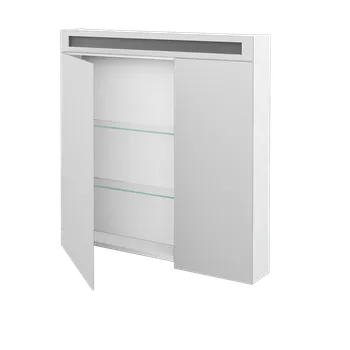 Koupelnový nábytek Dřevojas Dvoudvéřová galerka MAX GA2NO 80 - M01 Bílá mat