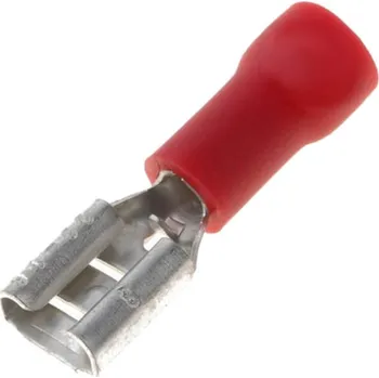Elektrický konektor Konektor Faston 2,8 mm dutinka (5ks) červený