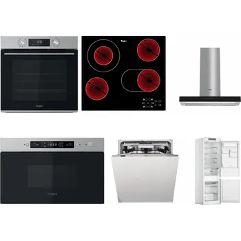 Set domácích spotřebičů WHIRLPOOL OMK58CU1SX + WHIRLPOOL AKT 8190/BA + WHIRLPOOL WHBS 62F LT K + WHIRLPOOL MBNA910X + WHIRLPOOL WIO 3O540 PELG + WHIRLPOOL WHC18 T311