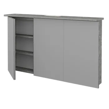 Koupelnový nábytek Dřevojas Třídveřová galerka SANI GA3O 120 - D20 Galaxy