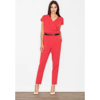 Dámský overall Overal s krátkým rukávem a dlouhými nohavicemi M397 Barva: Hnědá, Velikost: XL