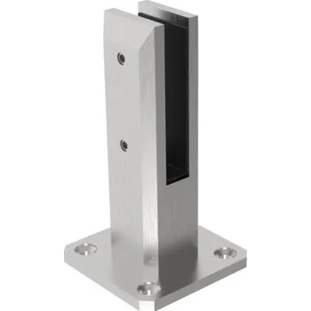 Zábradlí Podlahový držák skla, AISI 316, 12-17,52 - brus