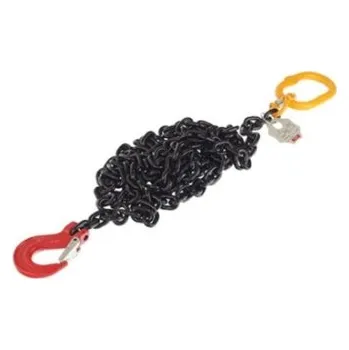 Upínací popruh Vázací řetěz s okem a hákem do 3,15t, dl=2m, 10mm tloušťka řetězu 1c
