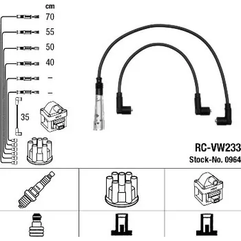 Zapalovací kabel NGK Sada kabelů pro zapalování 0964
