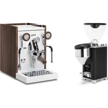 Příprava kávy Biepi Sara PID, white/wood + Rocket Espresso GIANNINO, black…