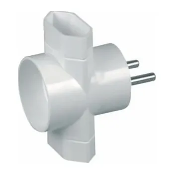 Stavebniny Timex Zásuvka 2xEuro + 1x2P bílá R-1