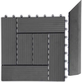 G21 Přechodová lišta pro WPC dlaždice rohová pravá 38,5 x 7,5 cm, Eben