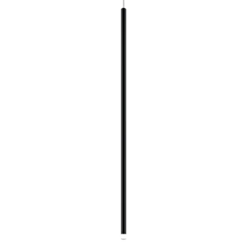 Lodes A-tube Nano Large cluster, černé závěsné svítidlo s čirým kabelem, 3W LED 2700K, 90cm