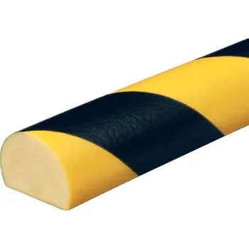 Stavební profil Varovný a ochranný profil 1, černá / žlutá, 4 cm × 3 cm × 500 cm