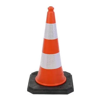 Dopravní zařízení Dopravní kužel s vysokou stabilitou, 75 cm, oranžová / reflexní bílá