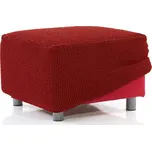 decoDoma napínací potah strečový NIAGARA cihlová taburet (40 - 60 cm)