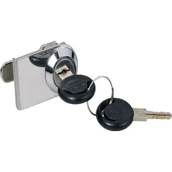 Nábytkové kování Zámek na sklo SISO Safe, různý klíč